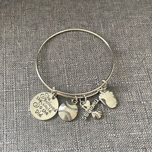She Believed She Could, So She Did - Softball Bracelet